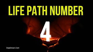 What Does Life Path Number 4 Mean In Numerology [upl. by Haran]