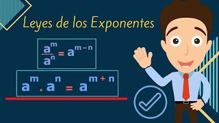 LEYES DE LOS EXPONENTES Ejercicios ✔️ laws of exponents [upl. by Pacien974]