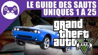 GTA V  Guide des sauts uniques 1 à 25 [upl. by Leviram]