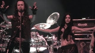 Moonspell Feat Bellydancer Mahafsoun Vampiria  Vancouver [upl. by Arodaeht]