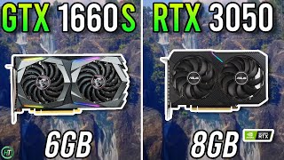 GTX 1660 Super vs RTX 3050  Big Difference [upl. by Sorel990]