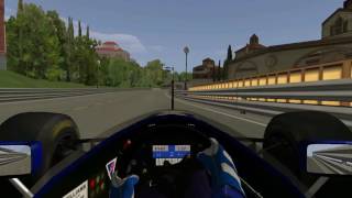 F1  Williams FW16  Montjuic Park Circuit  rFactor [upl. by Thaine]