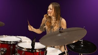 Slow Ride – Foghat  Mia Morris full version drum cover Nashville Drummer Musician Songwriter [upl. by Yssak]