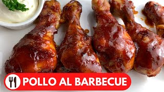 POLLO EN SALSA BBQ AL HORNO  RECETA JUGOSA Y RIQUISIMA [upl. by Sirak]