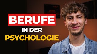 Berufe nach dem Psychologie Studium  30 Berufsmöglichkeiten kurz erklärt [upl. by Andromada]