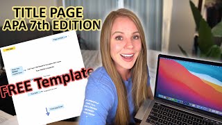 How to create a TITLE PAGE in APA format in 2024 [upl. by Atinreb]