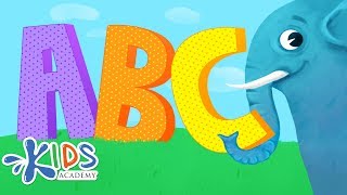 ABC Letters for Kids  Full English Alphabet for Preschool amp Kindergarten  Kids Academy [upl. by Halie]