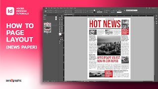 How to Create Page layout Design News Paper in Adobe Indesign CC [upl. by Wilterdink300]