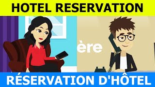 Réservation dhôtel dialogue et conversation  Book hotel conversation in French  French with Tama [upl. by Mil]