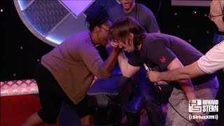 JD Harmeyer Arm Wrestles Robin Quivers [upl. by Aipotu104]