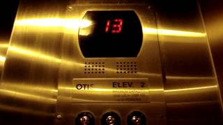 Otis Gen2 Series 5 Traction Elevators at Courtyard Marriott Galleria Mall in Houston TX [upl. by Eiramassenav122]