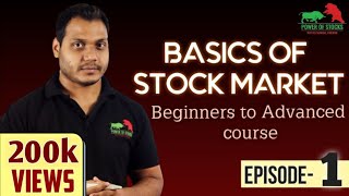 Stock Market Free Course For Beginners To Advanced Episode1 [upl. by Ayatnwahs]