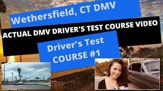 ACTUAL DRIVERS TEST Wethersfield CT DMV Route 1 Behind The Wheel Driving Course W Directions [upl. by Ilak]