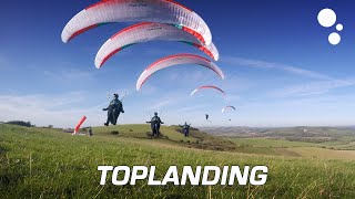 Paragliding Skills Toplanding in light winds [upl. by Ahseyd]