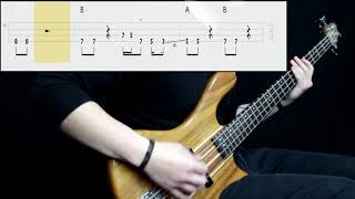 Joan Jett amp The Blackhearts  I Love Rock N Roll Bass Cover Play Along Tabs In Video [upl. by Latona]