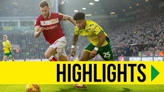 HIGHLIGHTS Norwich City 32 Bristol City [upl. by Lorin]