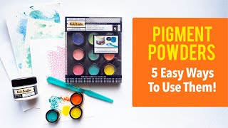 5 Easy Ways To Use Pigment Powders [upl. by Laurens]