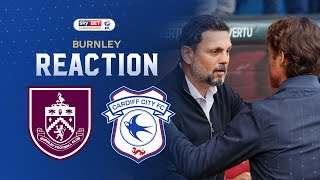 REACTION  BURNLEY vs CARDIFF CITY [upl. by Nnylyram]