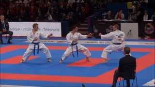 Team Kata  Bunkai GOJUSHIHO SHO by France National Team  21st WKF World Karate Championships [upl. by Tifanie]