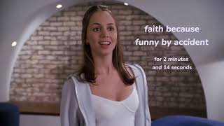 faith lehane being funny by accident for 2 mins and 14 secs  buffy the vampire slayer [upl. by Naanac471]