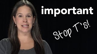 How to Pronounce IMPORTANT  American English [upl. by Enawtna]