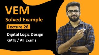 Variable Entrant Map VEM Example  K Map Examples in hindi  Digital Logic GATE Lectures in Hindi [upl. by Ulysses730]