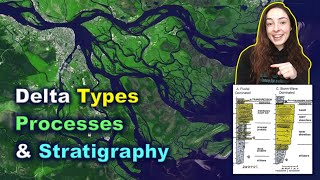 Delta Depositional Environments amp Stratigraphy  GEO GIRL [upl. by Onilatac]