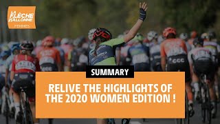 Highlights  La Flèche Wallonne Femmes 2020 [upl. by Quincy]