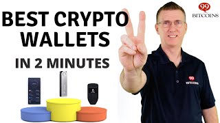 Best Cryptocurrency Wallets of 2024 in 2 minutes [upl. by Anippesuig]