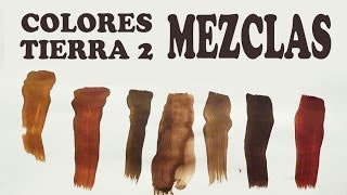 EL MARRÓN MEZCLAS EXACTAS COLORES TIERRA 22 [upl. by Sou378]