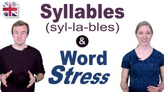 Syllables and Word Stress  English Pronunciation Lesson [upl. by Abisia38]