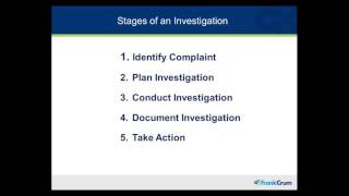 How to Conduct an Effective Workplace Investigation [upl. by Oiramrej]