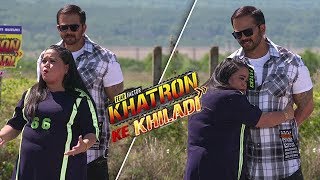 Khatron Ke Khiladi 10 Update Bharti Singh Makes Fun Of Rohit Shetty [upl. by Ydarb648]