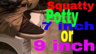 SQUATTY POTTY 7 INCH OR 9 INCH  THIS DEMO SHOULD HELP [upl. by Atilehs]