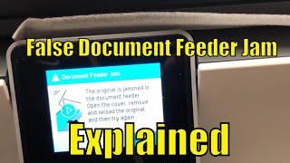 How to fix False ADF Document Feeder Jam Problem  HP Officejet Pro 8000 9000 Series [upl. by Kared]