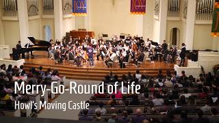 Merrygoround of life  Hisaishi Joe  Best live  Howls moving castle OST [upl. by Adnylg]