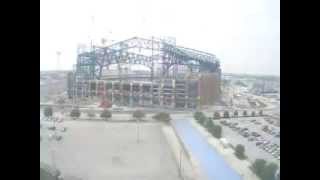 Lucas Oil Stadium Construction Time Lapse [upl. by Nameerf]