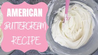 How to Make the Best American Buttercream  CHELSWEETS [upl. by Erdnaek]