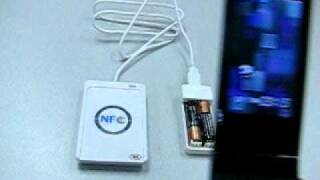 ACR122U NFC Contactless Smart Card Reader  URL Access [upl. by Nnylirej]