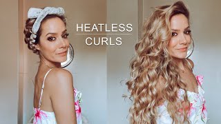 Heatless Curls Tutorial  Shonagh Scott [upl. by Nodnarbal]