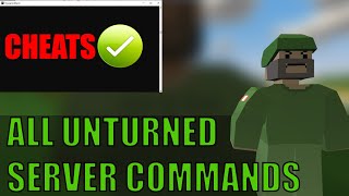 ALL VANILLA UNTURNED SERVER COMMANDS  UNTURNED CONFIG HOW TO CUSTOMIZE YOUR UNTURNED SERVER PART 1 [upl. by Adnalahs]