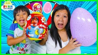 3 Color Egg Surprise Toys Mystery Wheel Challenge [upl. by Maguire915]