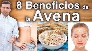 8 Beneficios y Propiedades de Comer Avena Todos Los Días  Adelgazar Salud y Belleza [upl. by Onivag]