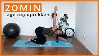 Pilates Rugpijn 20 min  Strongbody [upl. by Lavinia]