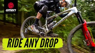 How To Ride Any Drop Off On Your MTB  Mountain Bike Skills [upl. by Llenaj]