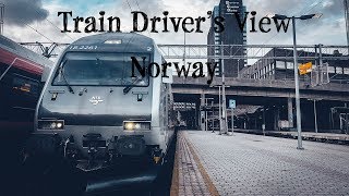 TRAIN DRIVERS VIEW From Voss to Oslo and beyond [upl. by Nahshon]