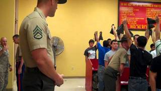 Marine Recruits Arrive at MCRD [upl. by Enilaf]