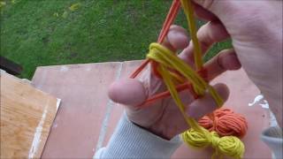 Tuto faire un chapelet de laine chotki [upl. by Bortz810]