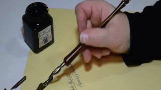 How to use a dip pen [upl. by Trahern184]