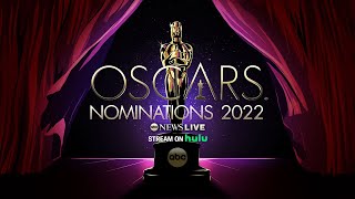 Oscar nominations 2022 Academy announces nominees LIVE  ABC News [upl. by Rego849]